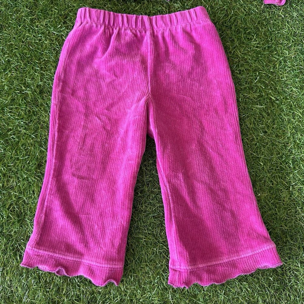 Vintage Children's Place Outfit Infant Girls Size 12 Months Pink Ribbed Ruffle - Picture 3 of 9